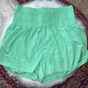Green Free People The Way Home Shorts